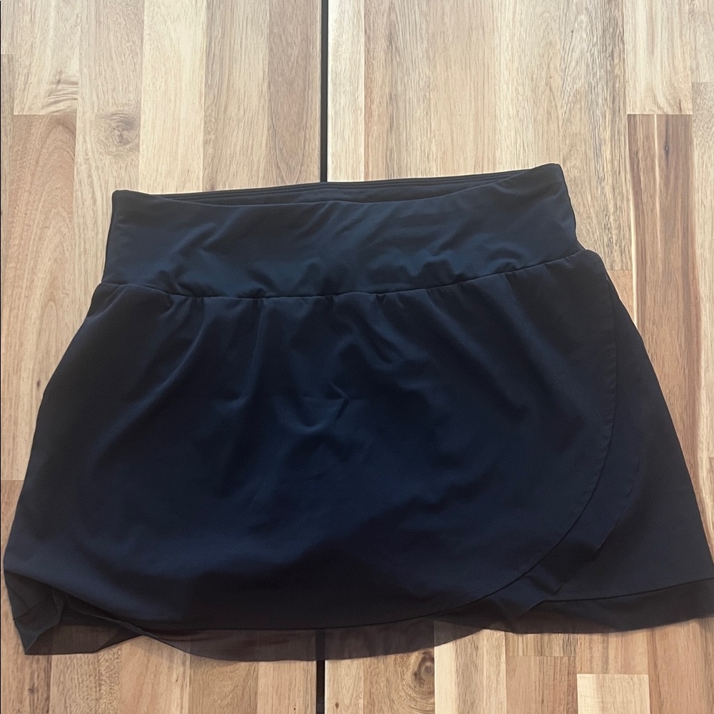 Black Athletic Skort - Lightweight Activewear